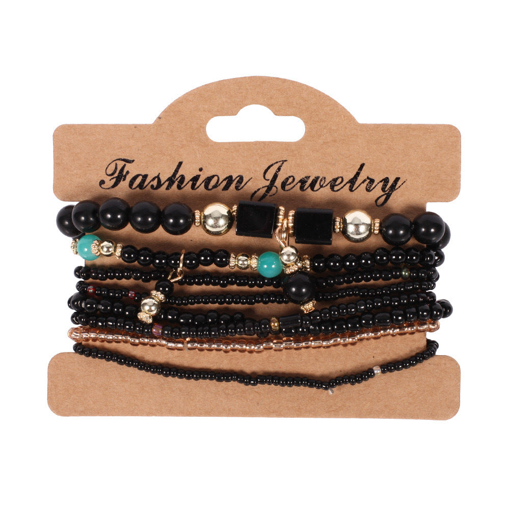 Creative Resin Alloy Ethnic Style Retro Handmade Bracelet