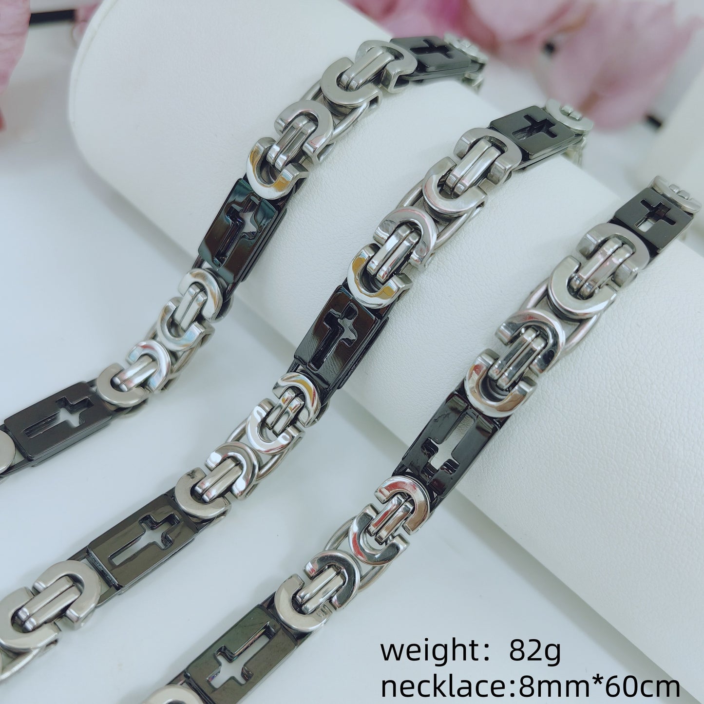 Fashion Trendy Unique Man's Stainless Steel Necklace