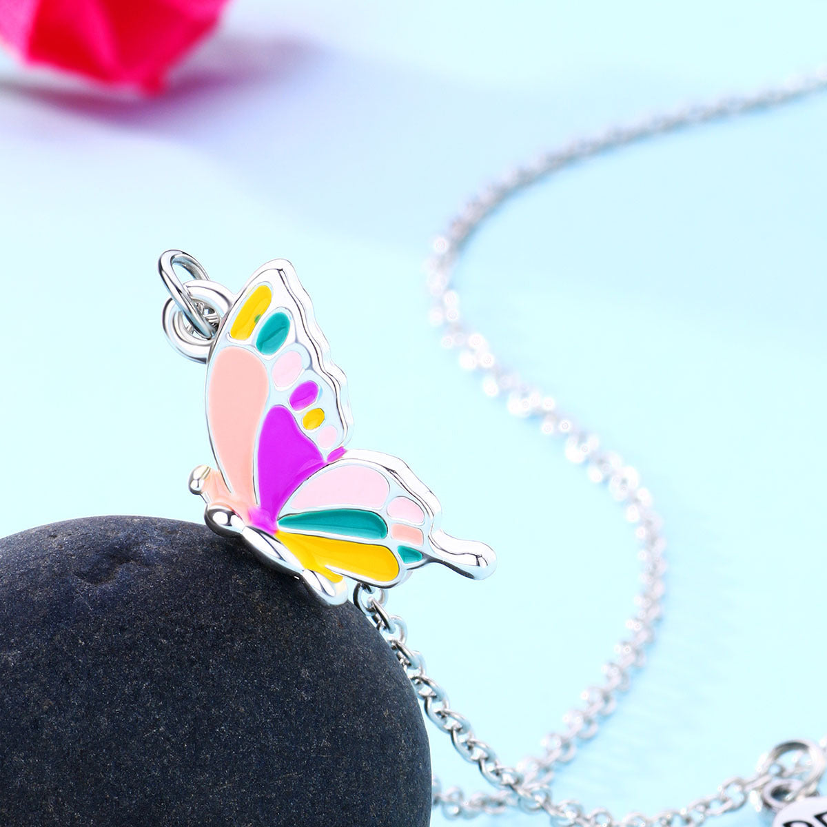 Butterfly Magnetite Good Friend Suit Jewelry Necklaces