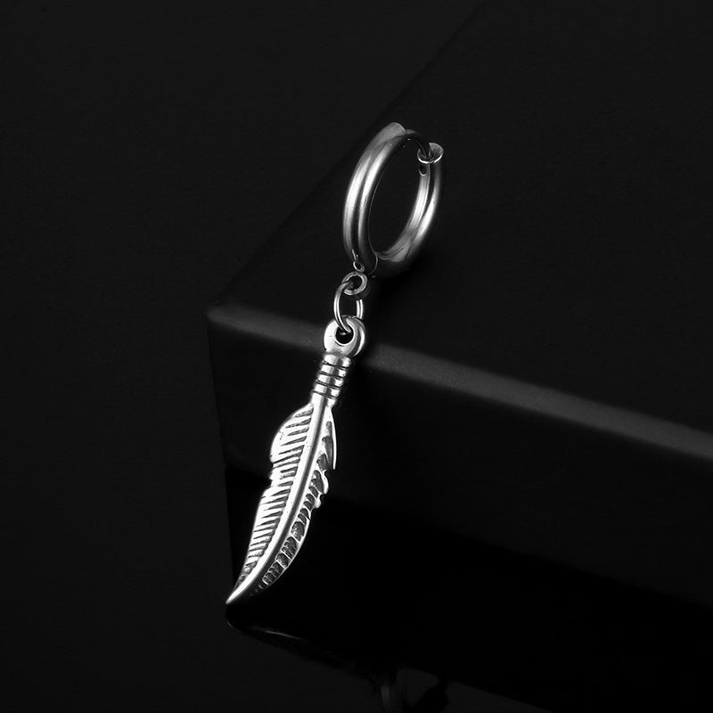 Classy Charming Titanium Steel Stainless Casting Ear Buckle