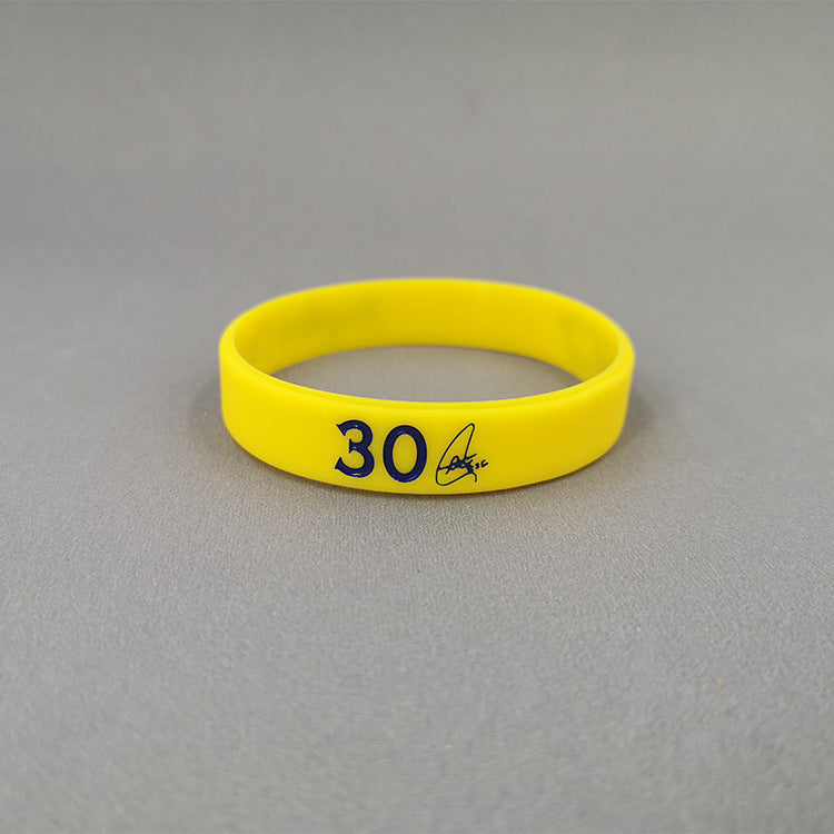 Basketball Kobe James Curry Sports Wristband Custom Luminous Bracelets