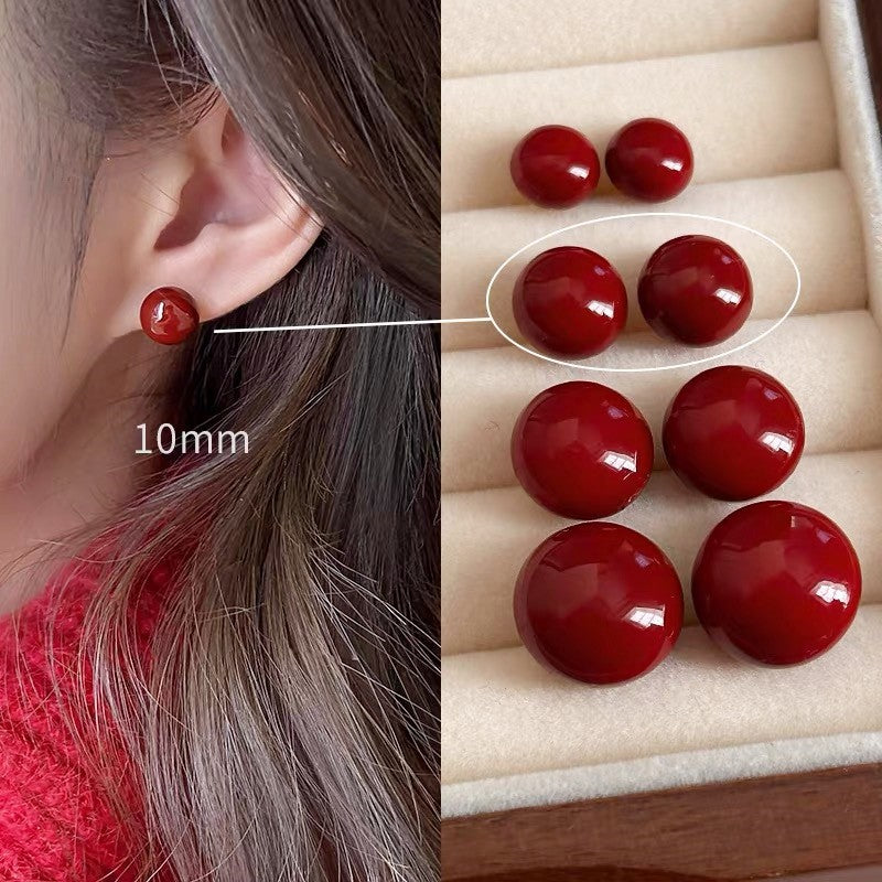 Women's Bean Pearl For Retro Style Elegant Earrings