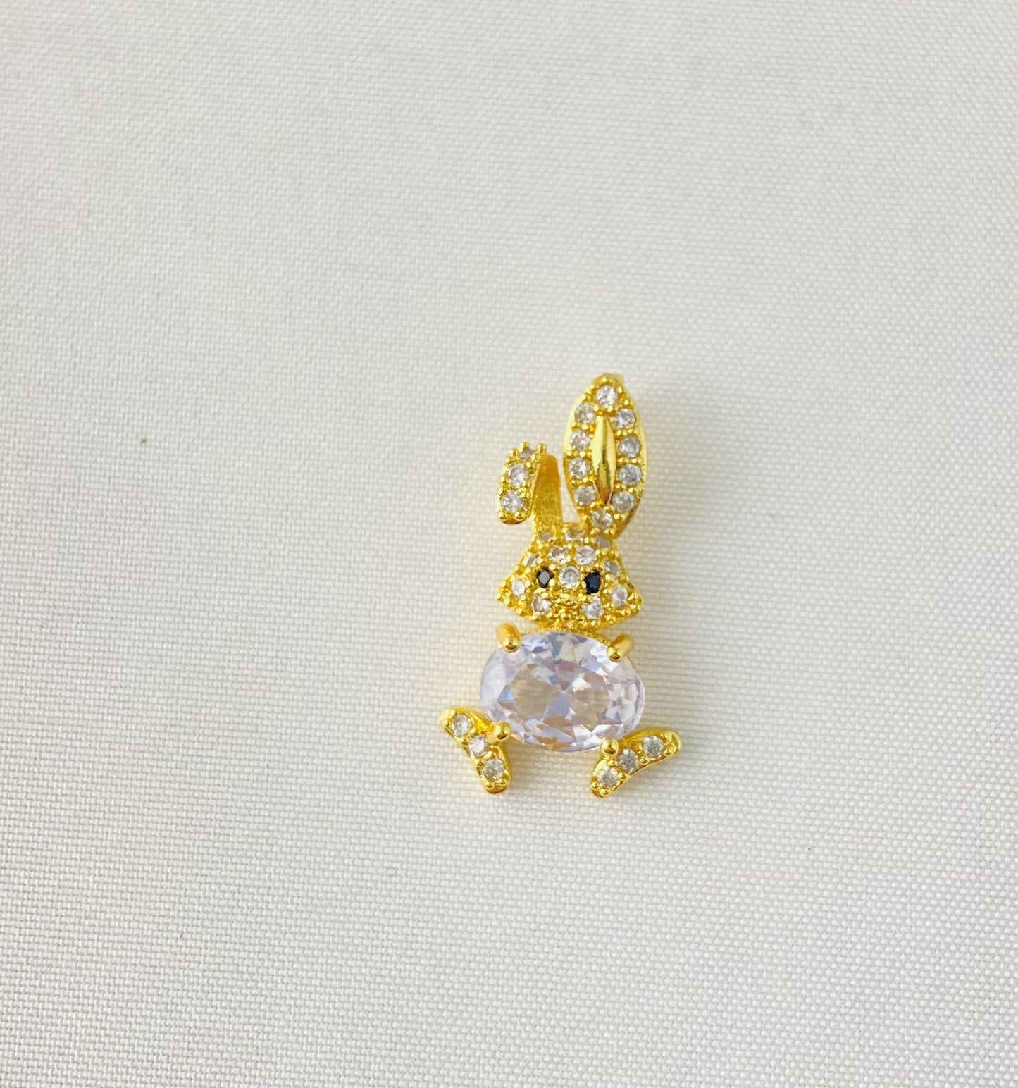 Women's Real Gold Plating Opal Fox Clover Pendants