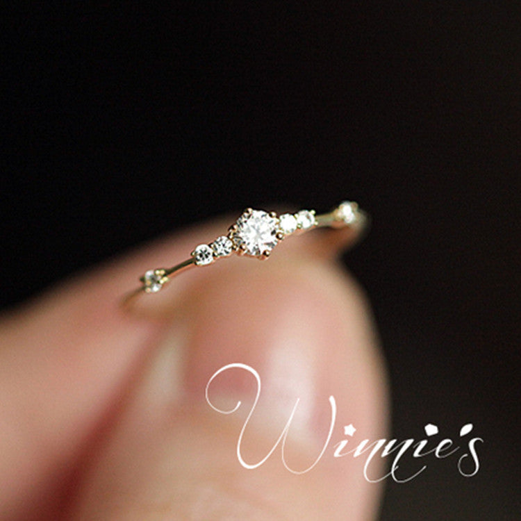 Sterling Sier Gold Plated Pieces Extremely Slim Delicate Indie Ring