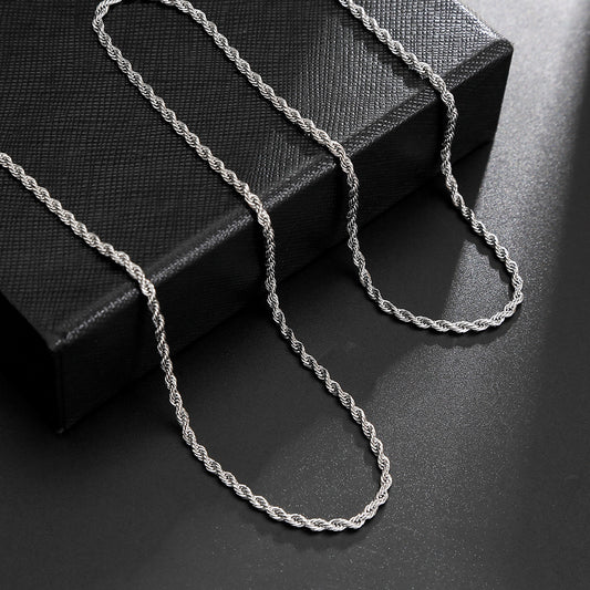 Women's & Men's Hemp Flowers Chain Fashionable Man Simple Necklace