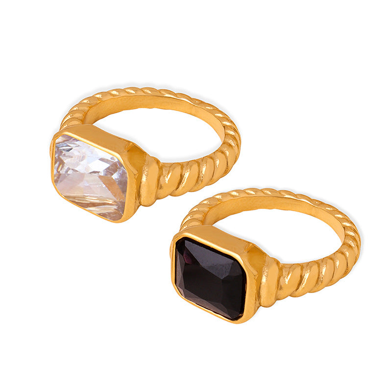 Minority Fashion Design Sense Mild Luxury Rings