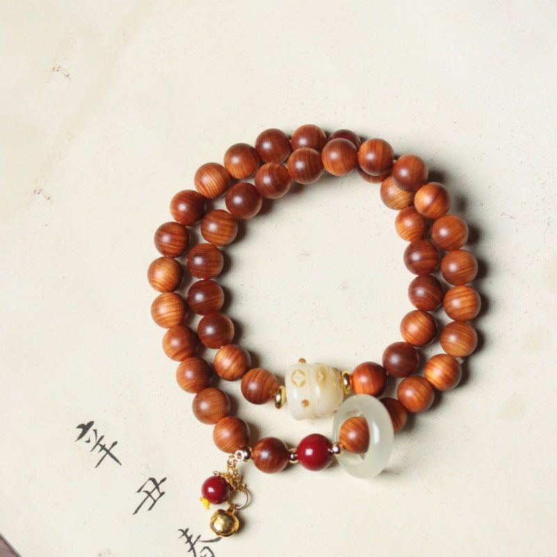 Women's & Men's Material Thuja Rosary Boxwood Lotus Seedpod Buddha Bracelet