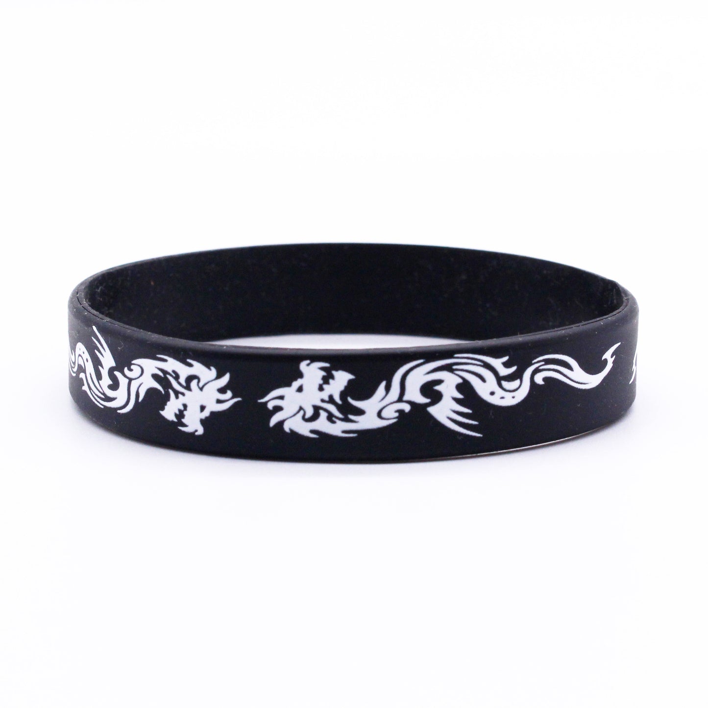 Dragon Pattern Silicone Ghana Flag Rock Bracelets
