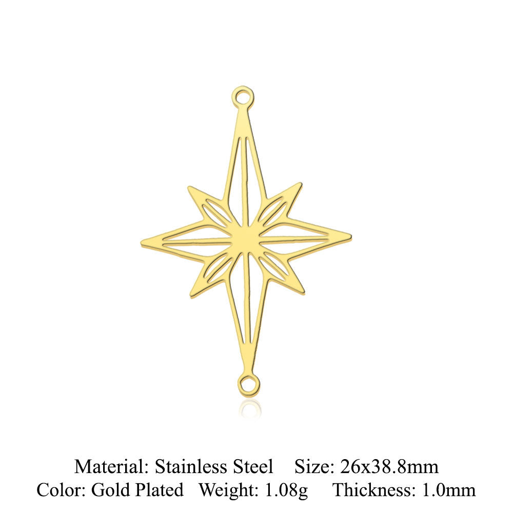 Titanium Steel Planet Ornament Accessories Geometric Pendants