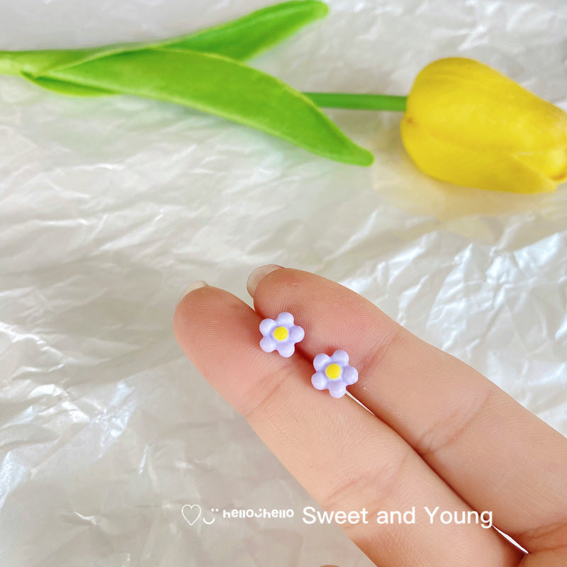 Sense Summer Colorful Little Flower Earings Earrings