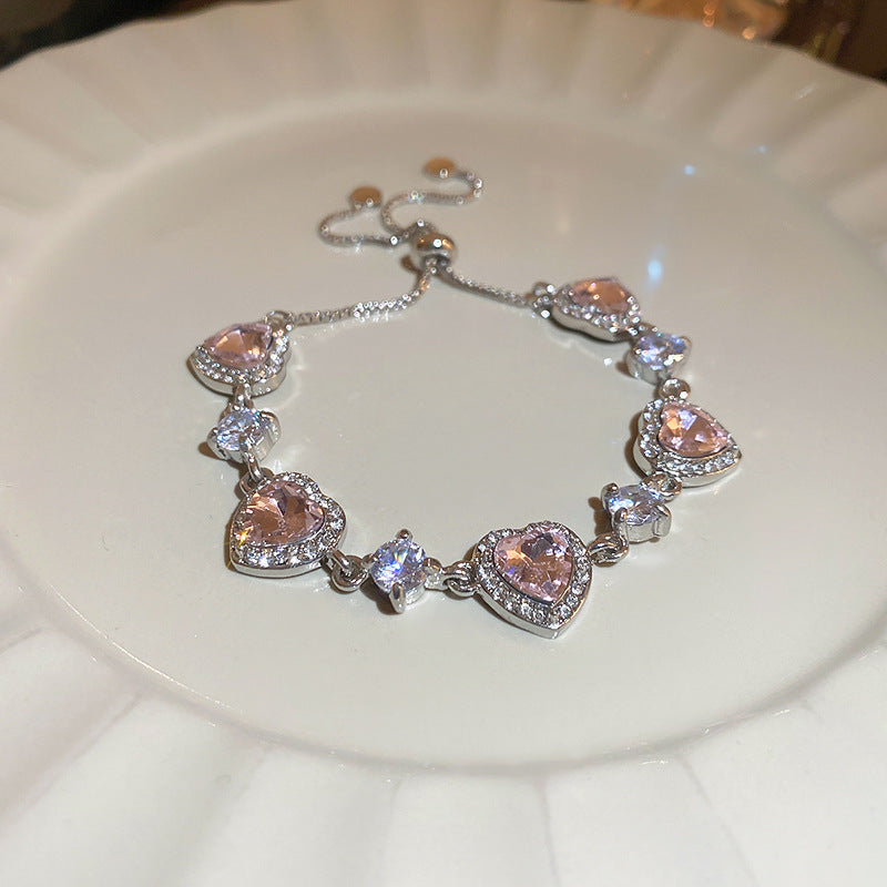 Women's Oval Leaf Small Fresh Gentle Temperament Light Luxury High Sense Bracelet