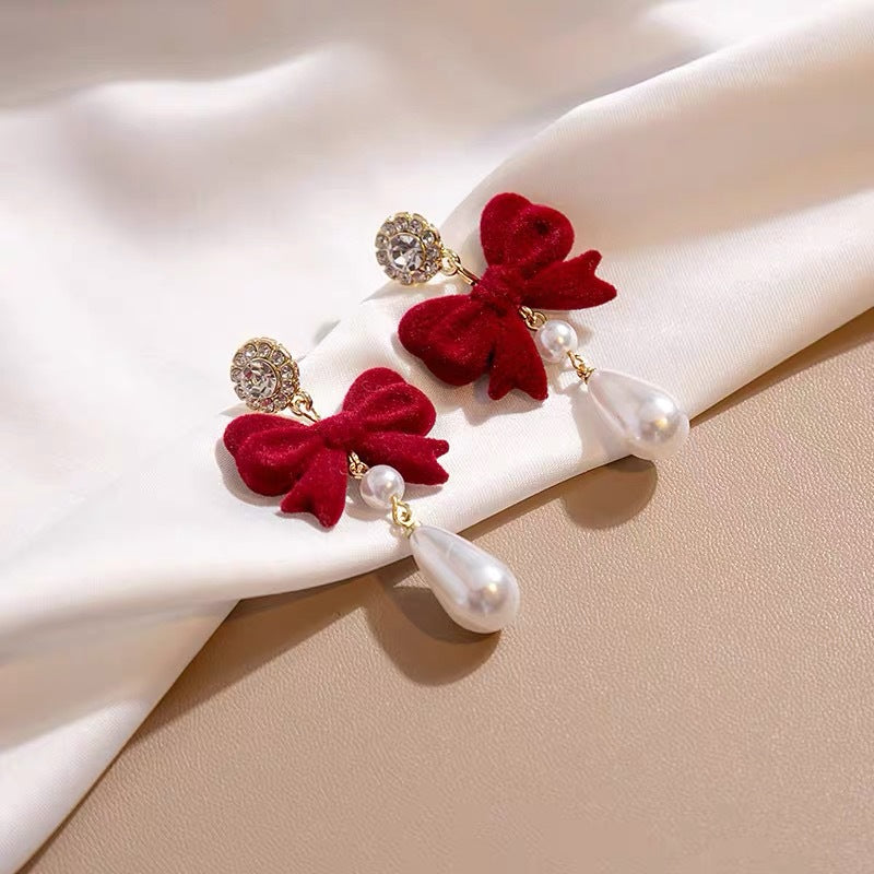 Diamond Super Shiny Light Luxury Temperament Earrings