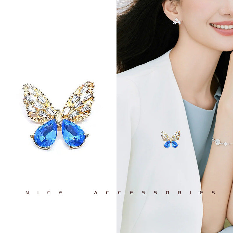Women's Golden Carp Brooch Exquisite Corsage Luxury Brooches