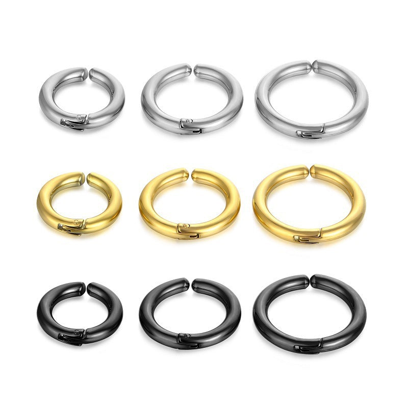Women's & Men's Korean Style Titanium Steel Eardrop Clip Ear Buckle
