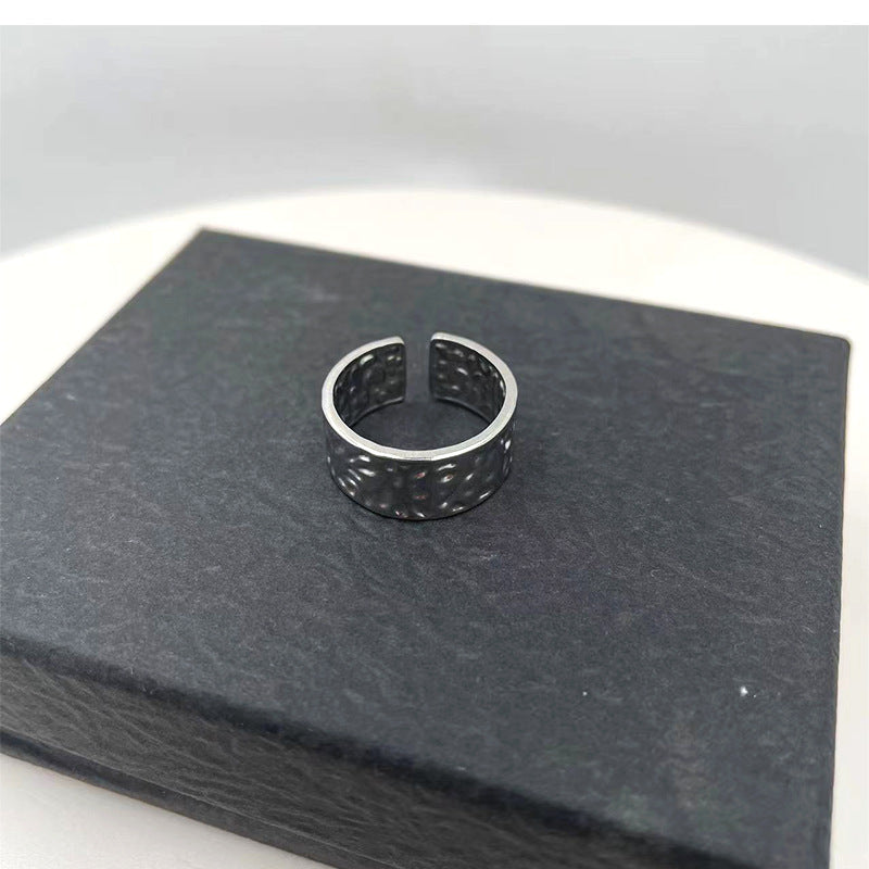 Stainless Steel Personality Advanced Opening Adjustable Rings