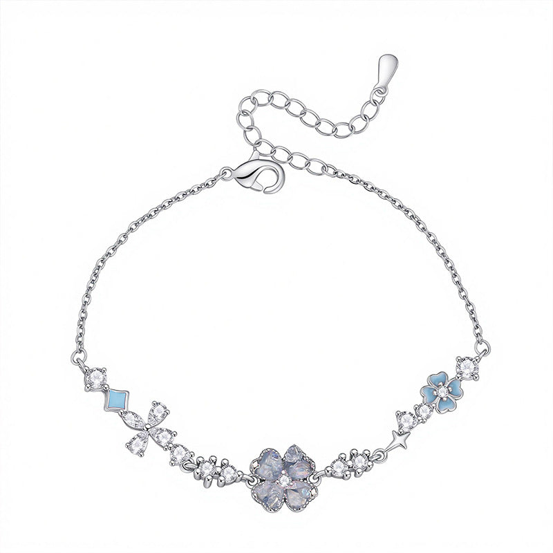 Flower Light Luxury Minority Exquisite Design Bracelet
