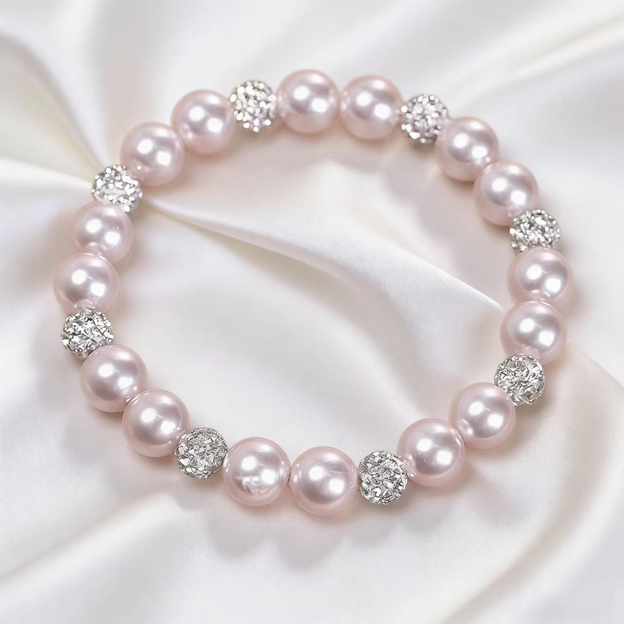 Women's Cream Mocha Mousse Pearl Light Luxury High-grade Temperament Bracelets