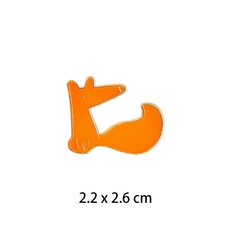 Little Prince Fox Cute Badge Personality Brooches