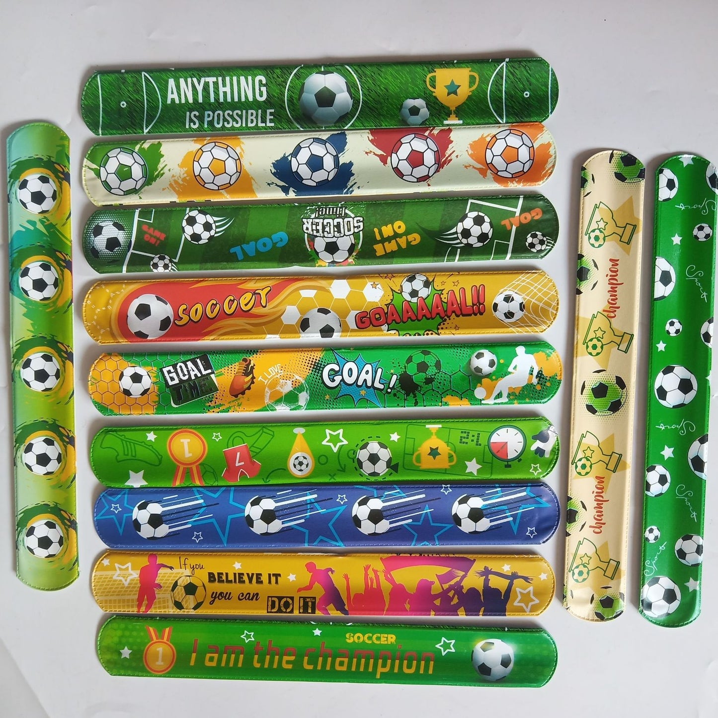 Children's World Cup Football Pop Slap Bracelet