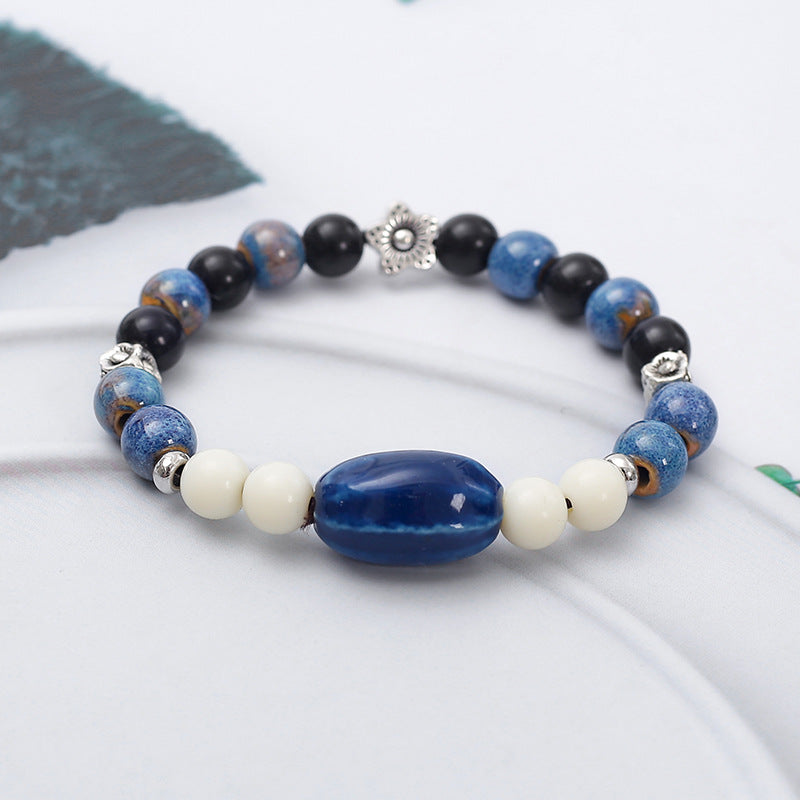 Retro Ethnic Style Niche Ceramic Female Bracelet