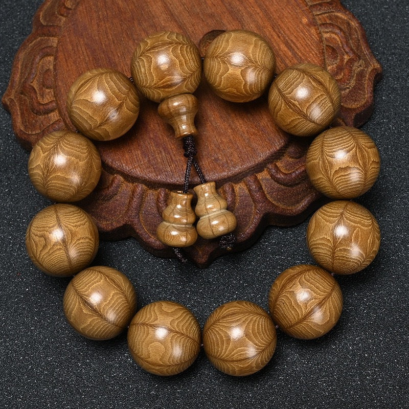 Materials Nine Wood Crafts Buddha Beads Bracelets
