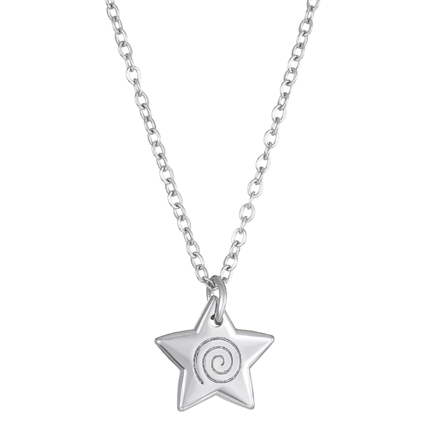 Hop Niche Retro Simple Vortex Pentagram Necklaces