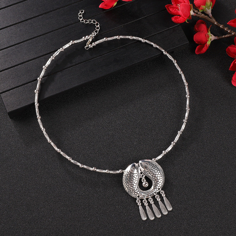 Sier Tassel Chinese Niche Exotic Female Necklaces