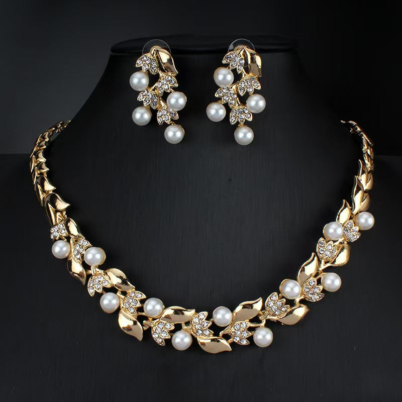Unique Classic Stylish Cool Diamond Alloy Jewelry Set