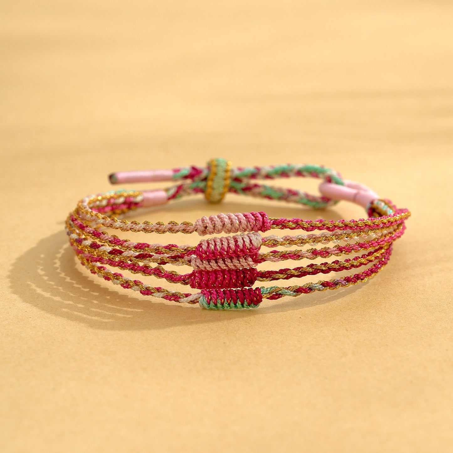 Dragon Boat Festival Colorful Rope Small Red Hand-woven Tiger Head Bracelet