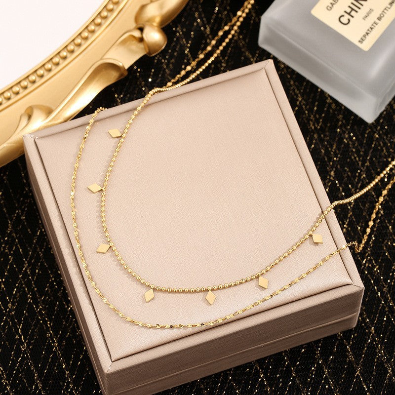 Women's Does Not Fade Temperament Entry Lux Necklaces