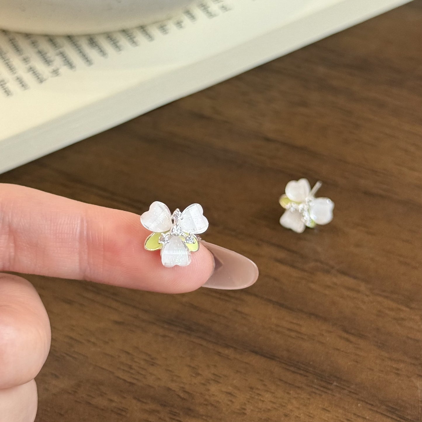 Fairy Sweet Elegant Flower Niche Design Girly Style Earrings