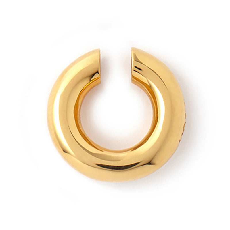 Women's & Men's Round Clip Small High Cold Design Earrings