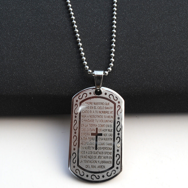 Men's Stainless Korean Style Long Fashion Sweater Pendants