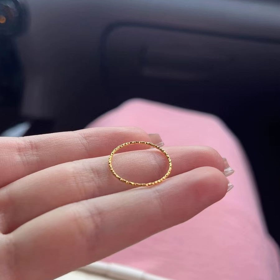 Women's High-grade Trendy Titanium Steel Starry Sky Rings