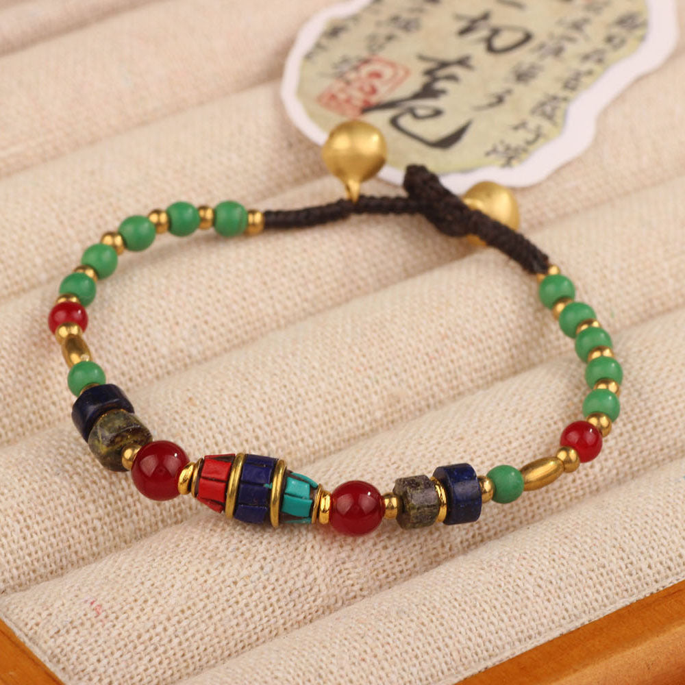 Vintage Nepal Woven Hand Strap Tibetan Bracelets