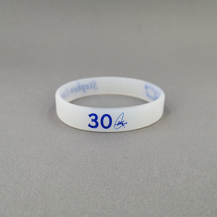 Basketball Kobe James Curry Sports Wristband Custom Luminous Bracelets