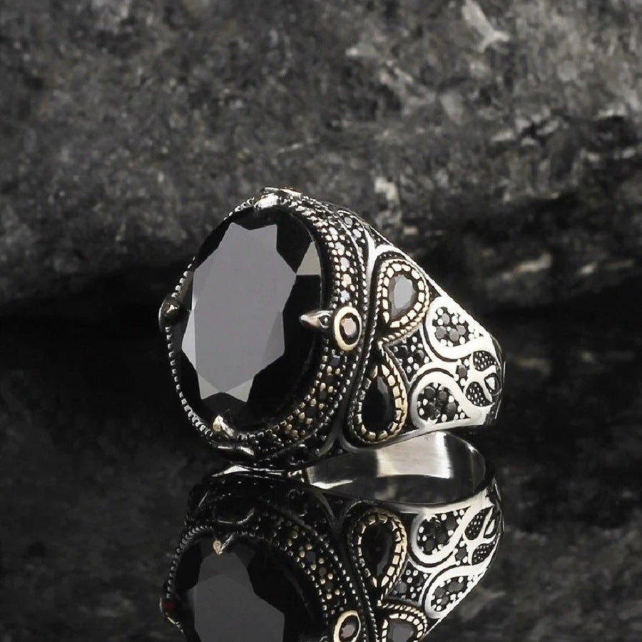 Casual Trendy Men's Vintage Fashion Personality Rings