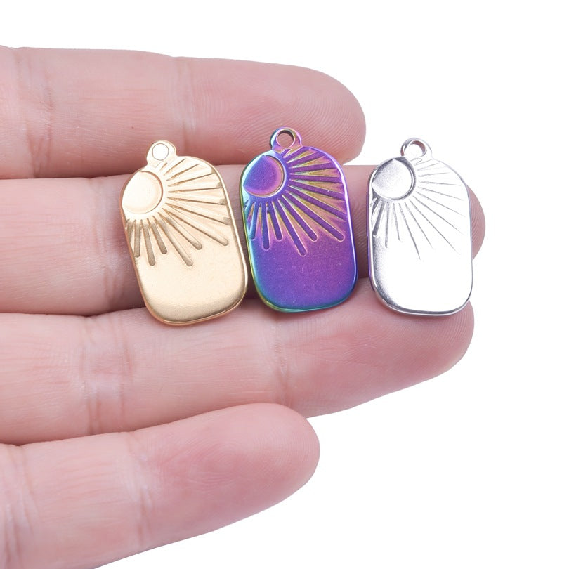 Sun Tag Wind Ornament Accessories Colorful Pendants