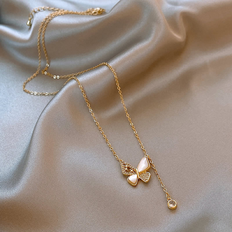 Women's Love Opal Affordable Luxury Fashion Clavicle Chain Necklace