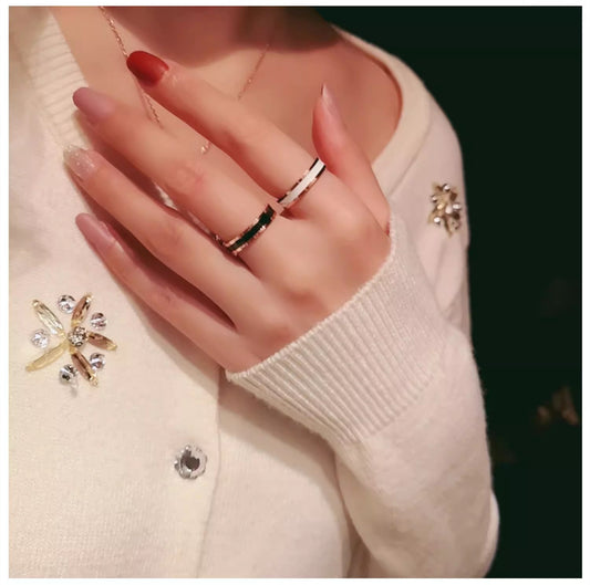 Men's Titanium Steel Female Korean Stainless Couple Rings