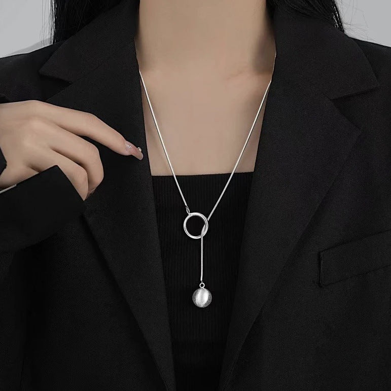 Starfish Imitation Pearl Female Niche Unique Design Sense Refined Necklace