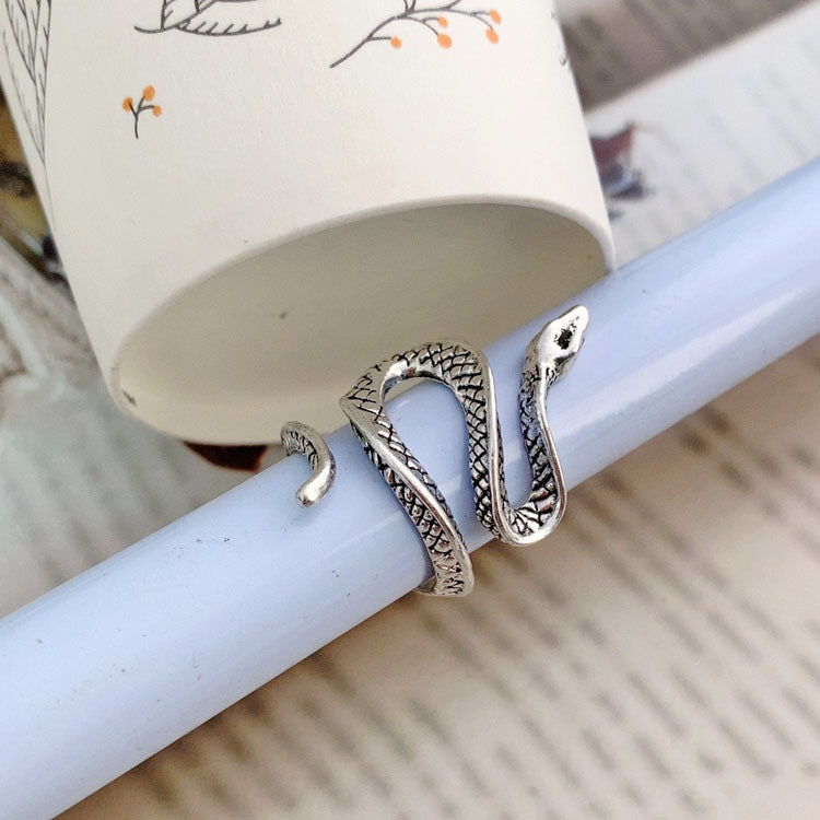 Python Simple Personality Open Halloween Dark Rings