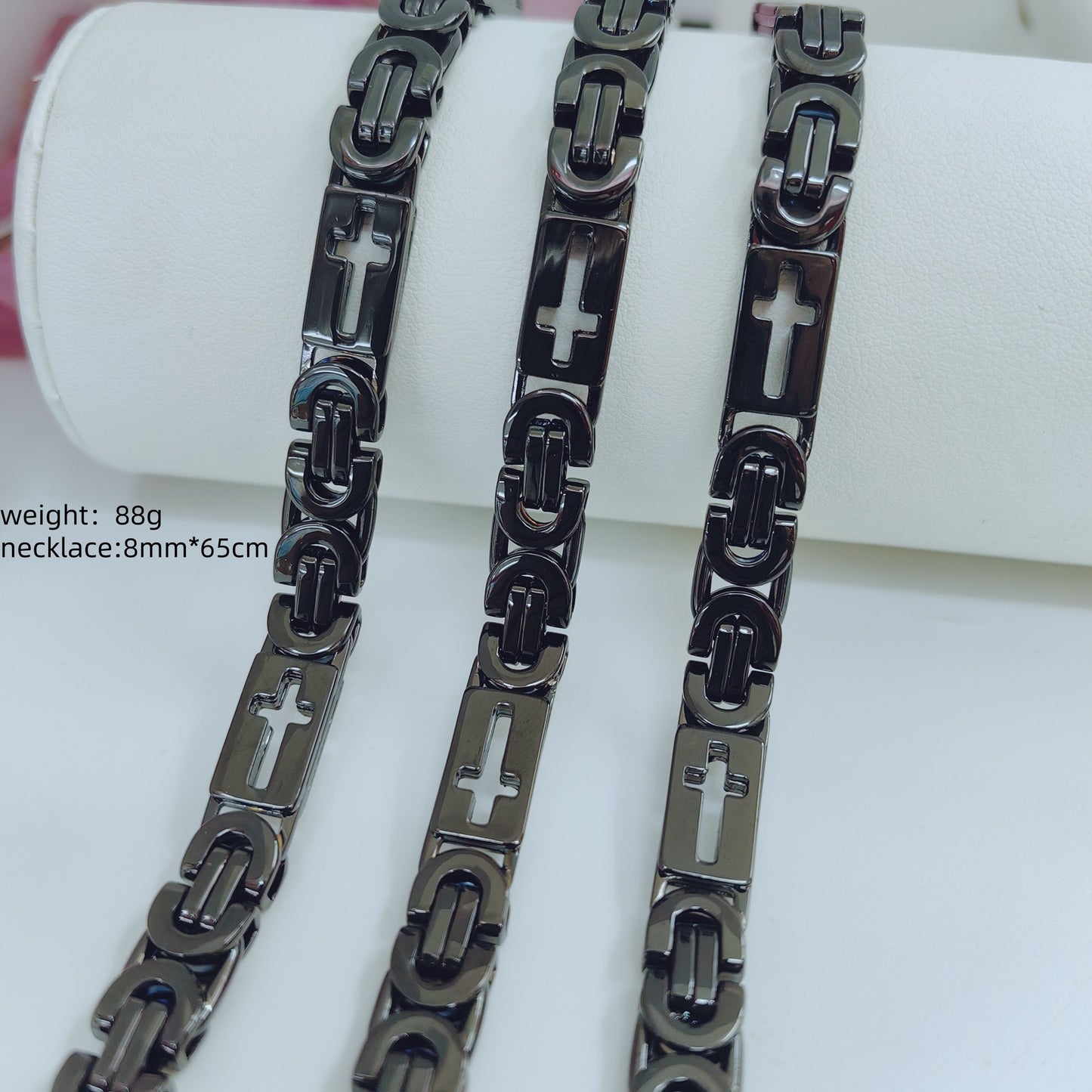 Fashion Trendy Unique Man's Stainless Steel Necklace