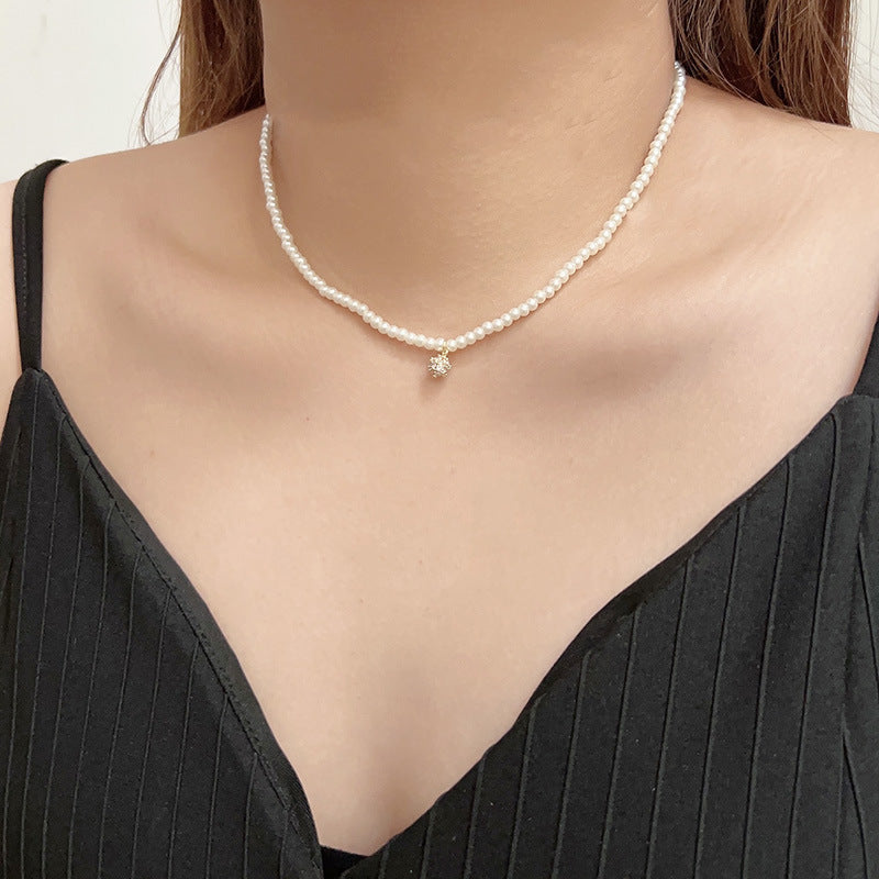 Sense Niche Clavicle Chain Female Slightly Luxury Necklaces