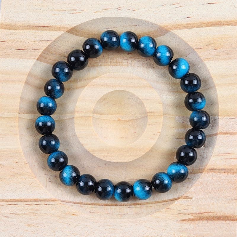 Tigereye Ethnic Style Paint Glazed For Boyfriend Girlfriends Everyday Fashion Bracelet