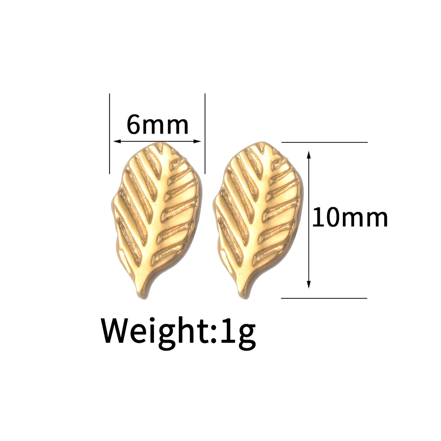 Women's Ear Simple Stainless Steel Animal Bee Earrings