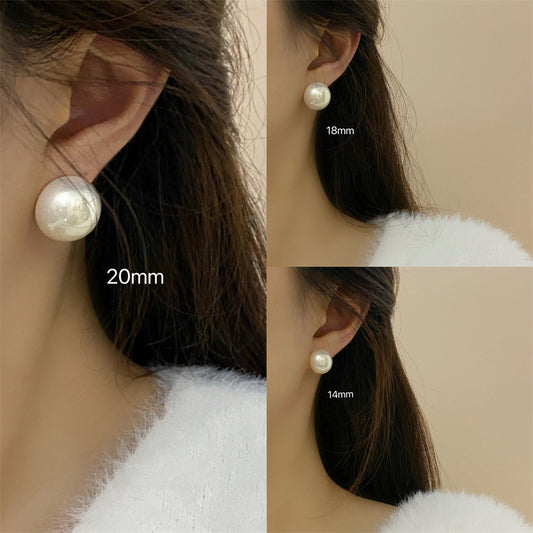 Retro Semicircle Pearl Trendy Entry Lux Elegant Earrings