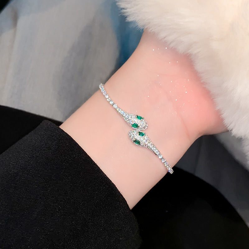 Women's Snake Female High-grade Exquisite Adjustable Chain Bracelet