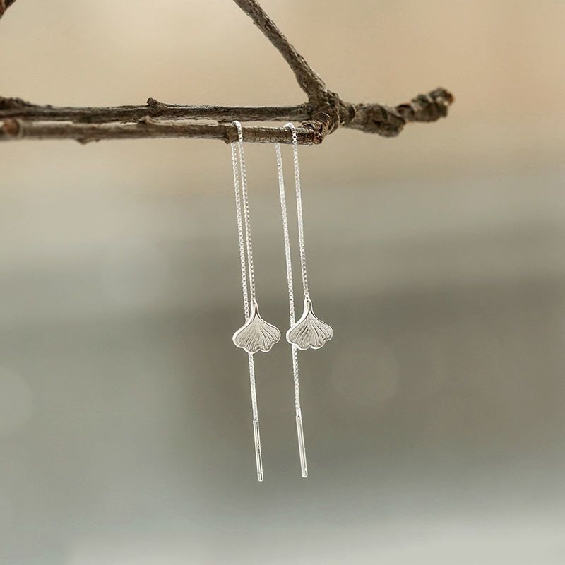 Women's Sterling Sier Egg Yolk Flower Trendy Summer Ear Line