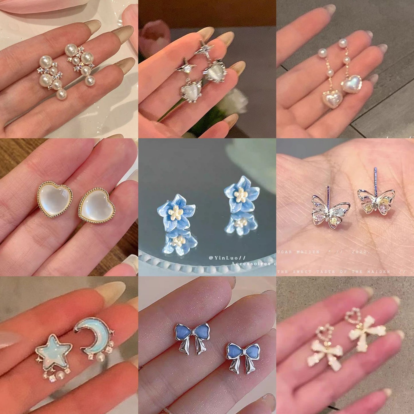Simple Niche Design Night Market Stall Rings